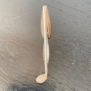 Golf Motif Tie Clip